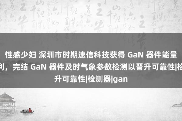 性感少妇 深圳市时期速信科技获得 GaN 器件能量波检测专利，完结 GaN 器件及时气象参数检测以晋升可靠性|检测器|gan