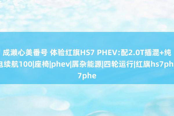 成濑心美番号 体验红旗HS7 PHEV:配2.0T插混+纯电续航100|座椅|phev|羼杂能源|四轮运行|红旗hs7phe